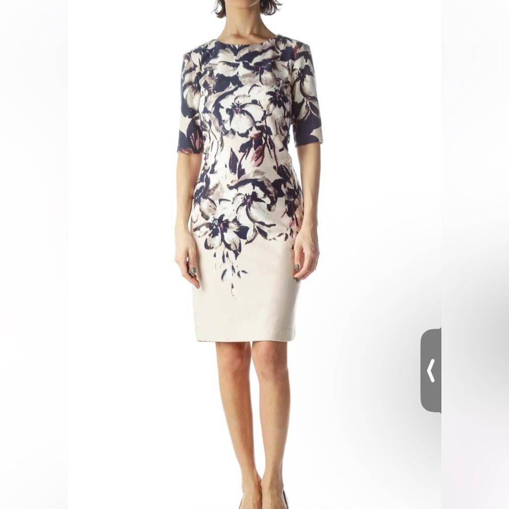 Taylor for A Pea in the Pod Women's S Floral Pattern Maternity Dress